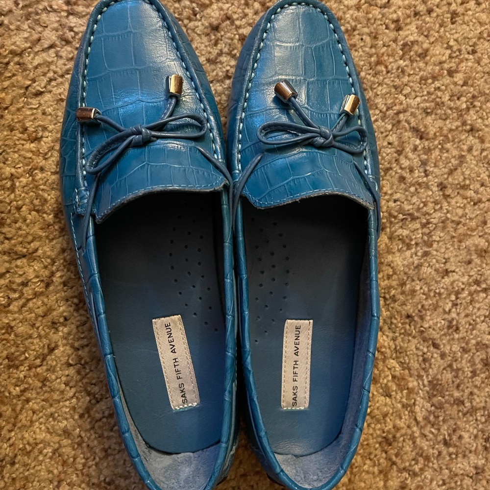 Beautiful blue loafers, never worn